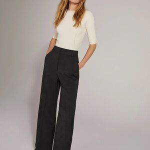 Favorite Daughter Fiona Cropped Black Pants NWT